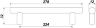 Мебельная ручка RR002GP.5/224 - 